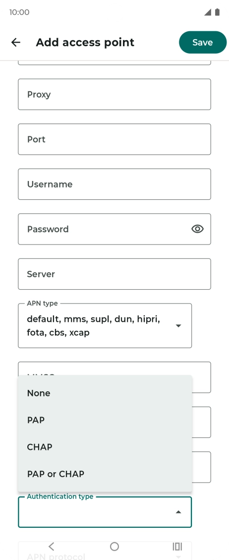 Press PAP. Press PAP.