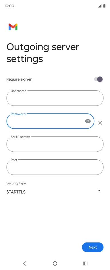 Press the field below Press the field below