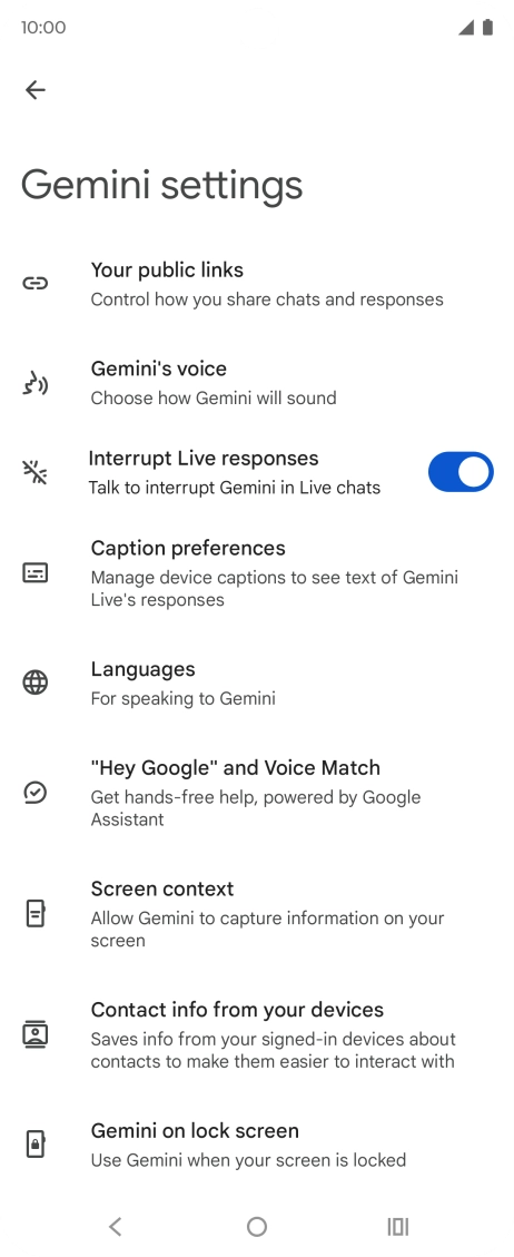 Follow the instructions on the screen to select the required settings. Follow the instructions on the screen to select the required settings.
