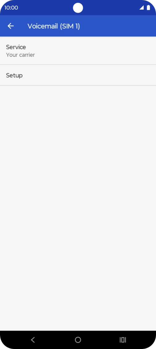 Press Setup. Press Setup.