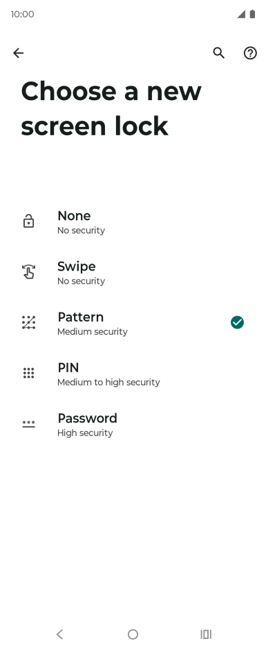 Press None. Press None.