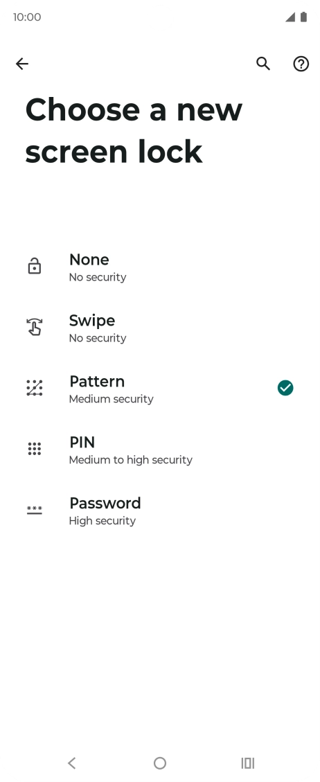 Press None. Press None.