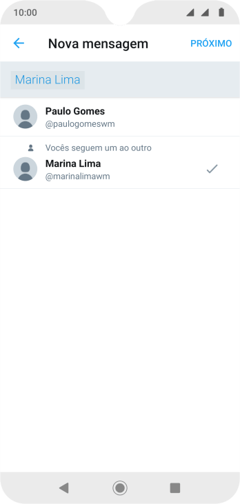 Pressione PRÓXIMO. Pressione PRÓXIMO.