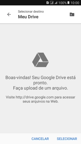 Pressione o ícone de nova pasta. Pressione o ícone de nova pasta.