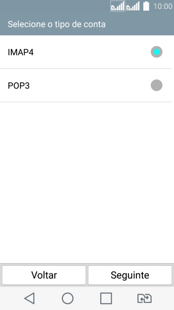 Pressione POP3. Pressione POP3.