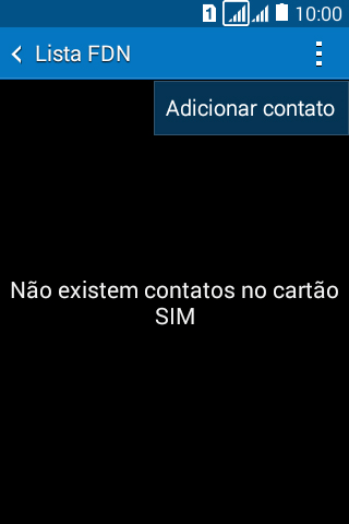 Pressione Adicionar contato. Pressione Adicionar contato.