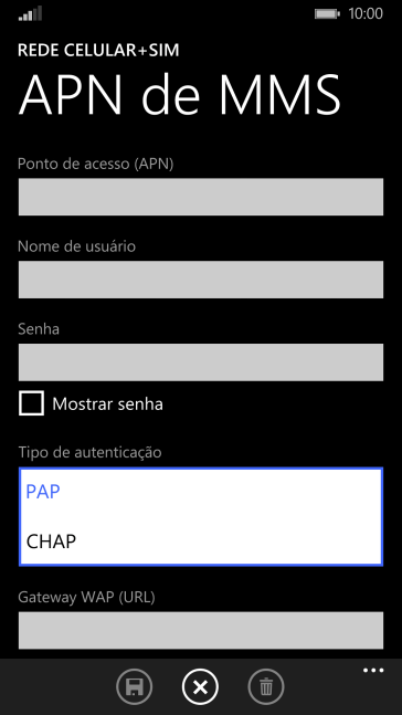 Pressione PAP. Pressione PAP.