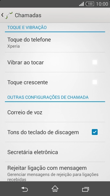Pressione Correio de voz. Pressione Correio de voz.