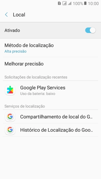 Pressione Método de localização. Pressione Método de localização.