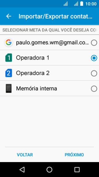 Pressione PRÓXIMO. Pressione PRÓXIMO.