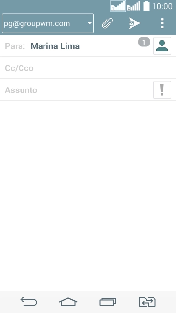 Pressione Assunto, e digite o assunto desejado. Pressione Assunto, e digite o assunto desejado.