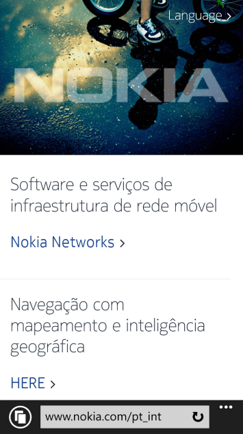 Pressione a barra de endereço. Pressione a barra de endereço.