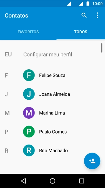 Pressione o ícone de menu. Pressione o ícone de menu.