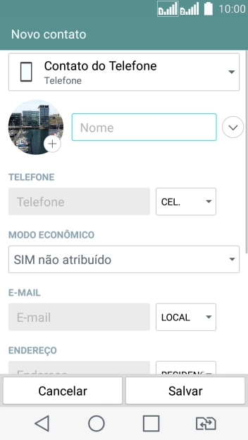Pressione Nome, e digite o nome desejado. Pressione Nome, e digite o nome desejado.