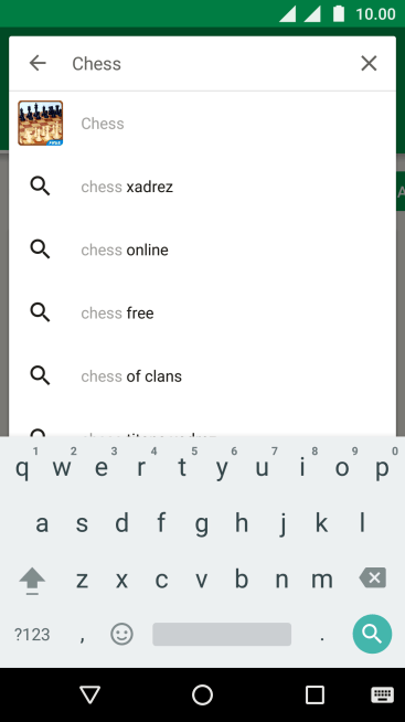 Insira o nome ou assunto do app desejado, e pressione o ícone de busca. Insira o nome ou assunto do app desejado, e pressione o ícone de busca.