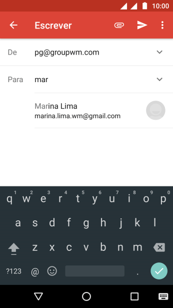 Pressione o contato desejado. Pressione o contato desejado.