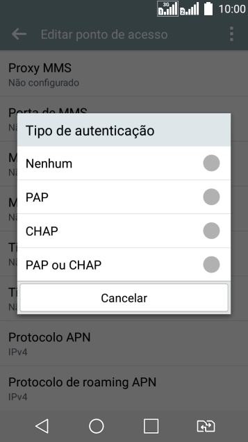 Pressione PAP ou CHAP. Pressione PAP ou CHAP.