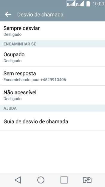 Pressione a tecla de início para finalizar e voltar à tela inicial. Pressione a tecla de início para finalizar e voltar à tela inicial.
