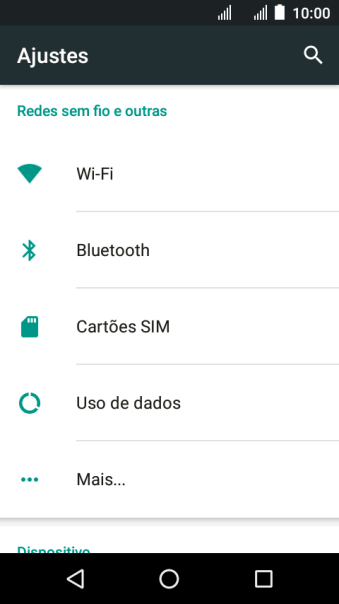 Pressione Uso de dados. Pressione Uso de dados.
