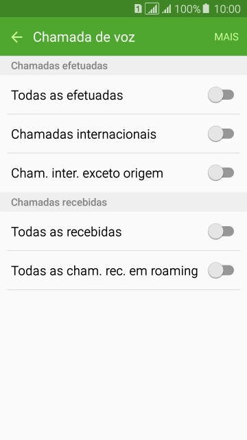 Pressione o tipo de bloqueio desejado. Pressione o tipo de bloqueio desejado.