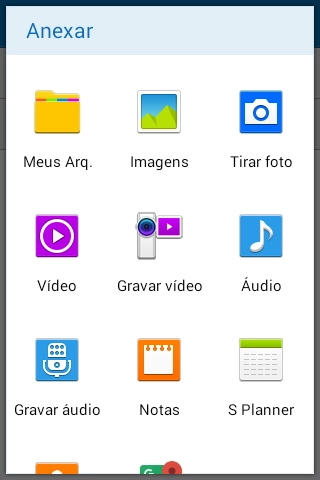 Pressione Meus Arq., e navegue até a pasta desejada. Pressione Meus Arq., e navegue até a pasta desejada.