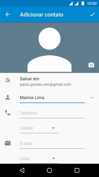 Pressione Telefone, e digite o número de telefone. Pressione Telefone, e digite o número de telefone.