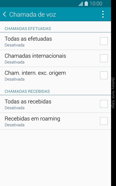 Pressione o tipo de bloqueio desejado. Pressione o tipo de bloqueio desejado.