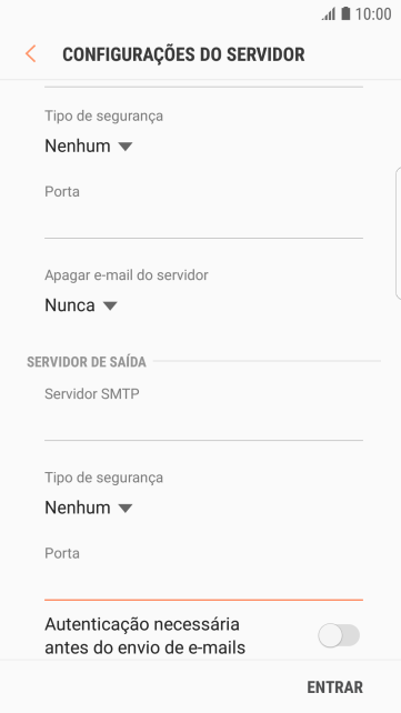 Pressione o indicador ao lado de Pressione o indicador ao lado de