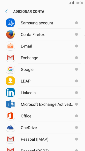 Pressione E-mail. Pressione E-mail.