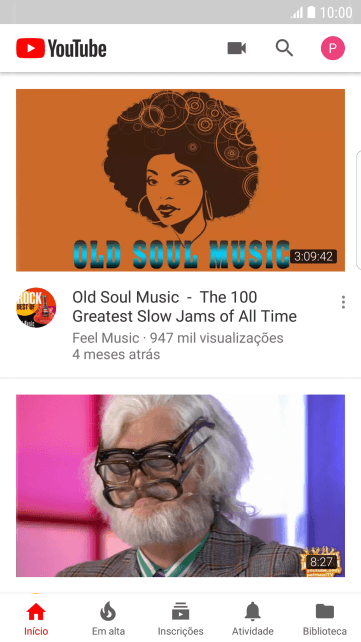 Pressione o ícone de fazer upload, e navegue até o vídeo desejado. Pressione o ícone de fazer upload, e navegue até o vídeo desejado.