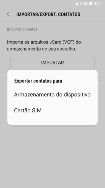 Pressione Cartão SIM. Pressione Cartão SIM.