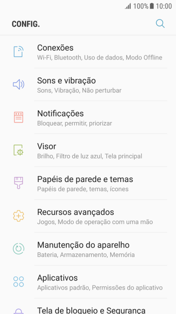 Pressione Conexões. Pressione Conexões.