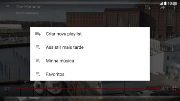 Pressione a playlist desejada. Pressione a playlist desejada.