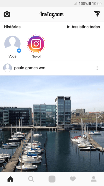 Pressione o ícone de busca. Pressione o ícone de busca.
