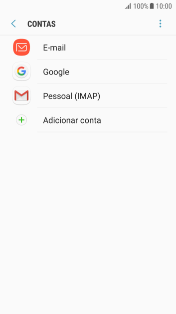 Pressione o ícone de menu. Pressione o ícone de menu.