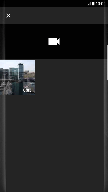 Pressione o vídeo desejado. Pressione o vídeo desejado.