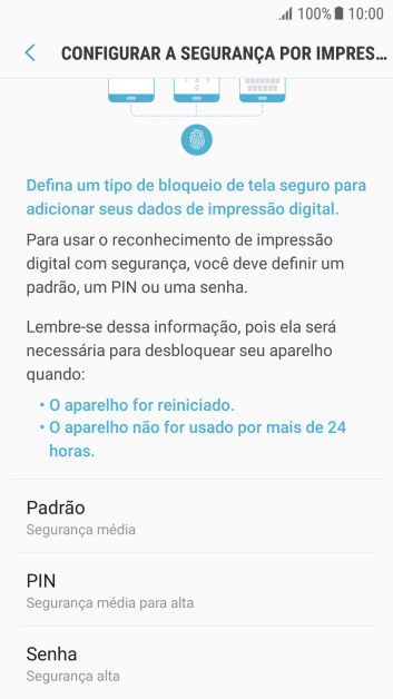 Pressione o código de bloqueio desejado, e siga as instruções da tela para criar um código extra. Pressione o código de bloqueio desejado, e siga as instruções da tela para criar um código extra.