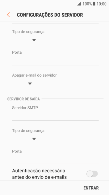 Pressione o indicador ao lado de Pressione o indicador ao lado de