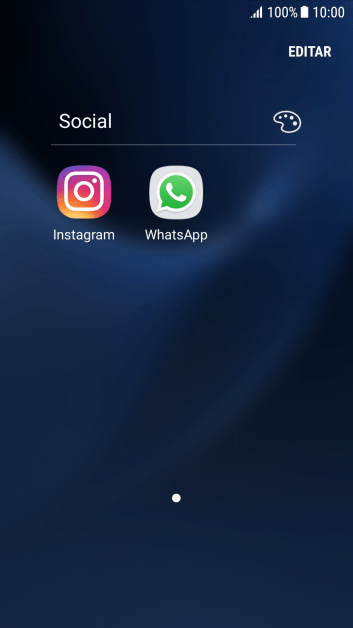 Pressione WhatsApp. Pressione WhatsApp.