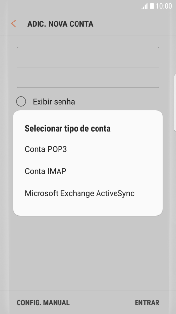 Pressione Conta IMAP. Pressione Conta IMAP.
