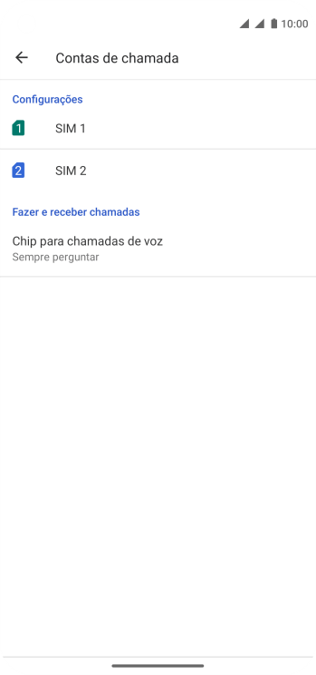 Pressione o chip desejado. Pressione o chip desejado.