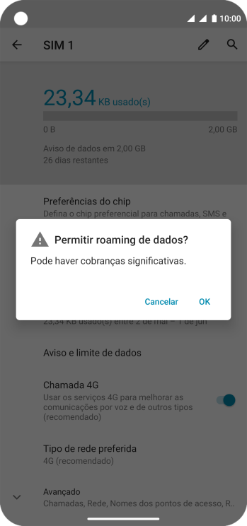 Se você quiser ativar a função, deve pressionar OK. Se você quiser ativar a função, deve pressionar OK.
