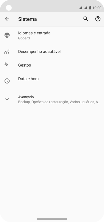 Pressione Avançado. Pressione Avançado.