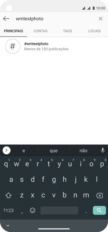 Pressione o hashtag desejado. Pressione o hashtag desejado.