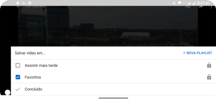 Pressione a lista de reprodução desejada. Pressione a lista de reprodução desejada.