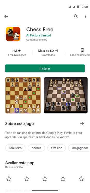 Pressione Instalar, e siga as indicações da tela para instalar o app. Pressione Instalar, e siga as indicações da tela para instalar o app.