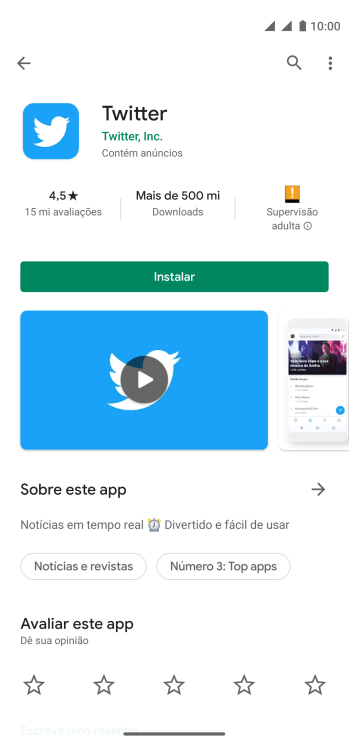 Pressione Instalar, e siga as indicações da tela para instalar o app. Pressione Instalar, e siga as indicações da tela para instalar o app.