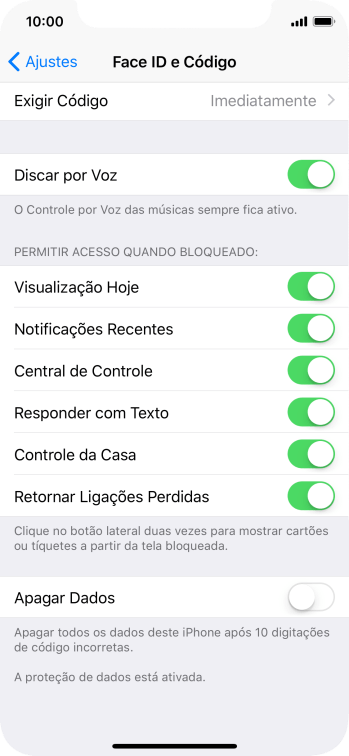Pressione o indicador ao lado de Pressione o indicador ao lado de
