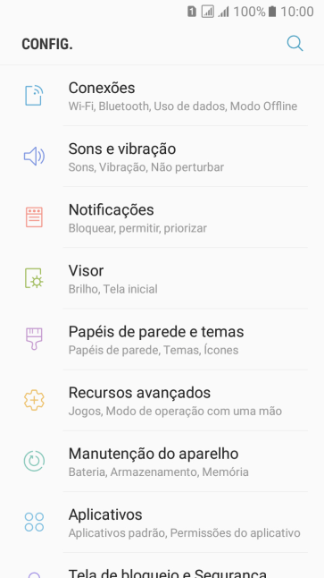 Pressione Conexões. Pressione Conexões.