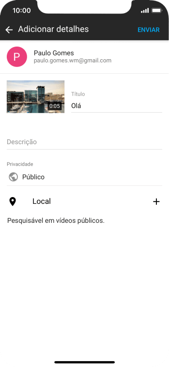 Digite o texto desejado, e pressione ENVIAR. Digite o texto desejado, e pressione ENVIAR.